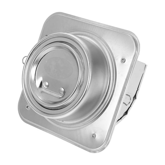 WHAMVOX Fireplace Flue Blocker Range Hood Backflow Preventer Silver