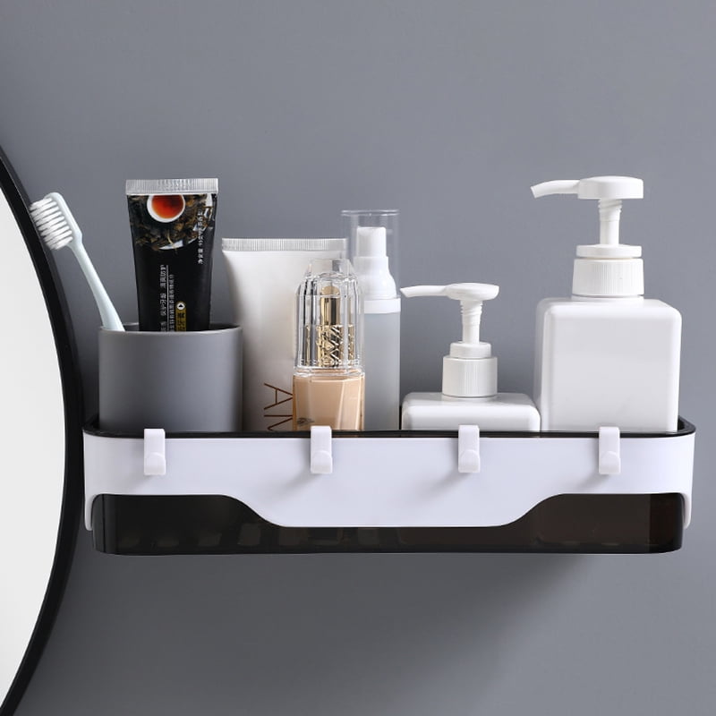 Home Bathroom Storage Rack Multifunction Strong Adhesive Rack