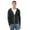 Charcoal-BlackTriblend, variant on Bella + Canvas Unisex Triblend Full-Zip Hoodie, Chrcl Blk TriBlend, X-Small