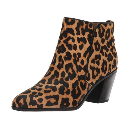 Franco Sarto Womens C4589l8 Leather Pointed Toe Ankle Fashion Boots