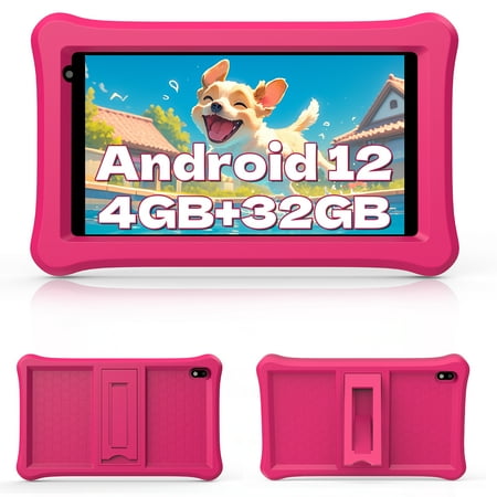 2024 Tablet for Kids, Android 12 Kids Tablets 7 inch, 4+32GB ROM(1TB Expand)