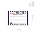 thumbnail image 5 of Koyal Wholesale Share a Memory Cards, Nautical Sailboat Cards for Wedding, Baby Life Memories, 4" x 6", 52-Pk, 5 of 5