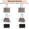 thumbnail image 3 of Bolso de Playa Grande QOGiR de Neopreno LEOPARDO para Mujer, 3 of 7