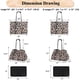 thumbnail image 3 of Bolso de Playa Grande QOGiR de Neopreno LEOPARDO para Mujer, 3 of 7