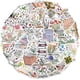 thumbnail image 1 of 50 pegatinas autoadhesivas de vinilo impermeables con diseño de flores para libros, 1 of 4
