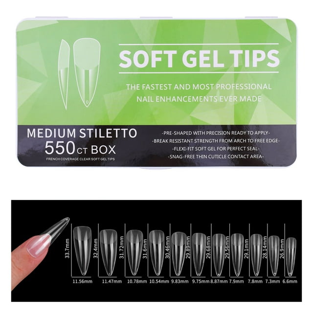 WIFKLSIIPG Porcelain White Nail Nail Ultra Thin Non Scrub with Long Drop Almond Non Abrasive Nails