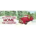 thumbnail image 2 of Reed, Tara 14x8 White Modern Wood Framed Museum Art Print Titled - Dog Days of Christmas-Roads Lead Home, 2 of 4