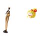 thumbnail image 5 of Estatuas de mujeres, elegantes figuras africanas, resina, obra de arte coleccionable, escultura de serpiente de dibujos animados, adorno de mesa único, 5 of 8