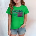 thumbnail image 2 of mgoYE 250th Anniversary USA Clothing Girls Girls Boys USA Patriotic T Shirt 250th Anniversary USA Tshirt 4th of July Shirts American Flag Tee Tops(Green,9-10Years), 2 of 5