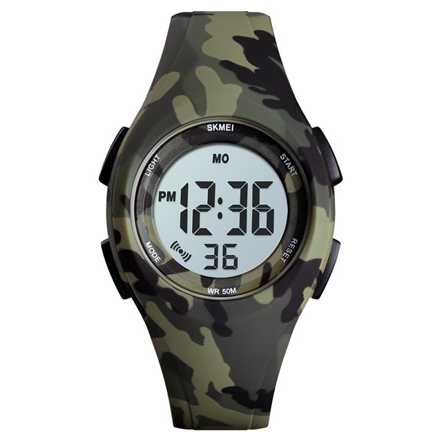 1459 Luminoso 5ATM Impermeable Digital Reloj deportivo para niños Alarma Calendario Semana Fech SKMEI Mirar