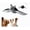 1 Pcs, variant on Flying Bat Dog Toy - Realistic Flapping Wings Interactive Pet Toy with Chirping Sounds, Electric Flying Bat Toy for Large/Small Dogs & Indoor Cats, (2 Pcs)
