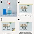 thumbnail image 5 of Real THC Vinyl Decal 5 Pack of 18 Inch x 24 Inch Weatherproof Heavy-Duty Adhesive Backing | Alternative Wellness, Herbal Products, Reliable Shops | Made in USA, 5 of 6