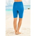 thumbnail image 2 of Swim 365 Women's Plus Size High-Waist Full-Coverage Swim Bike Short, 2 of 6