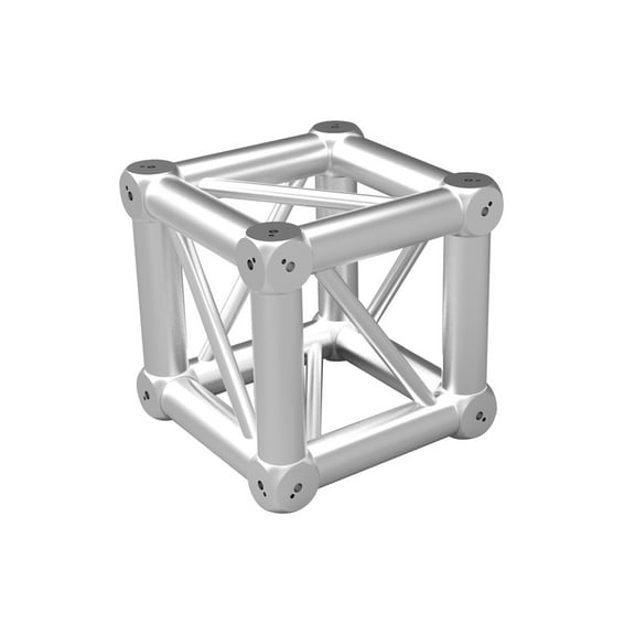 Monoprice 6-way Truss Corner for 12in Spigoted Truss, Compatible With The Standard Size Systems, For DJ, Clubs, Stage Lighting, Concert - Stage Right Series