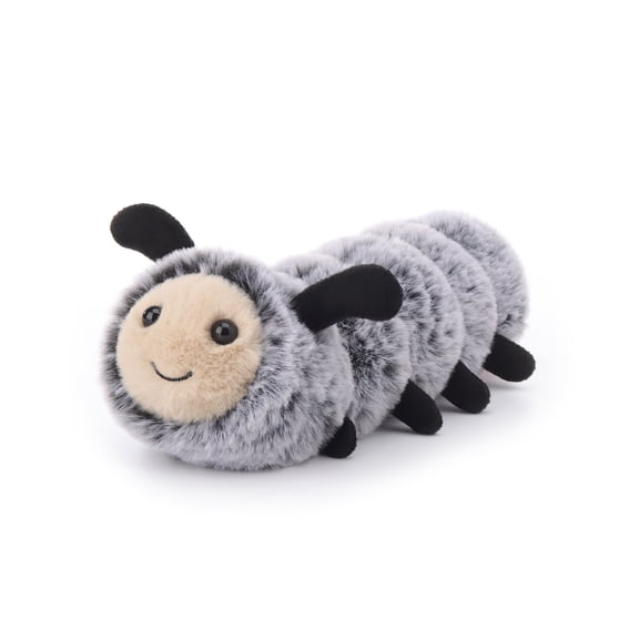 Apricot Lamb Happy Caterpillar Plush Toy for Kids 7.9 Inches