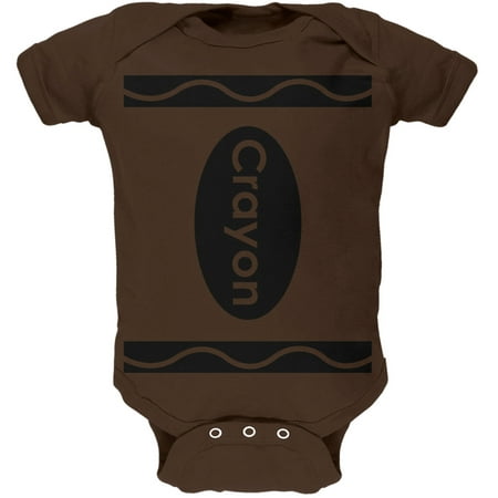 Crayon Costume Brown Soft Baby One Piece