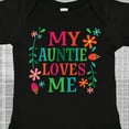 thumbnail image 4 of Inktastic My Auntie Loves Me Girls Girls Baby Bodysuit, 4 of 5