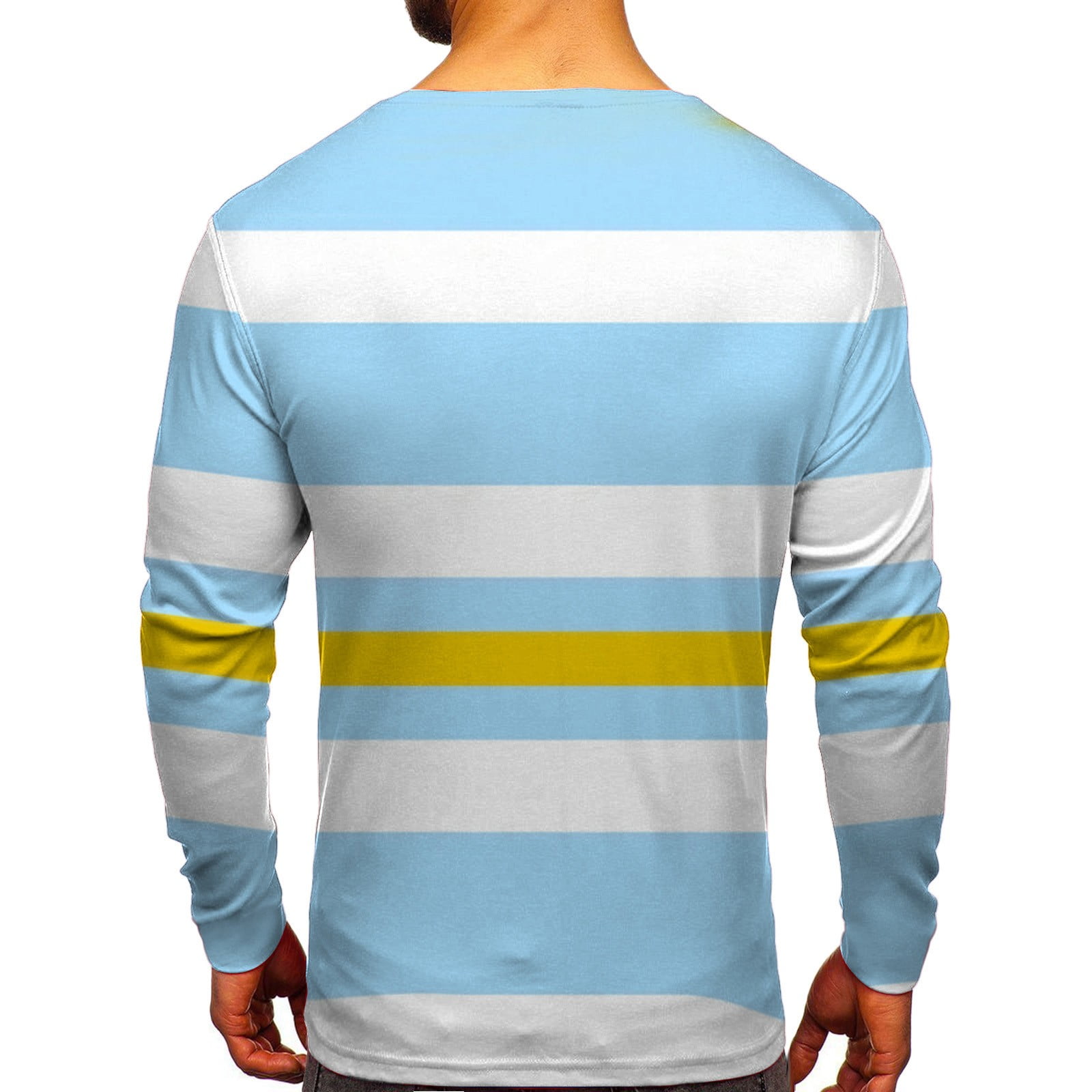 Shirts For Men Mens Fashion Casual Sports Striped Stitching
