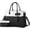 Black, variant on Laptop Tote Bag for Women, 17 inch Waterproof PU Leather Work Bag