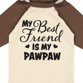thumbnail image 4 of Inktastic My Best Friend is My Pawpaw with Hearts Boys or Girls Long Sleeve Baby Bodysuit, 4 of 5