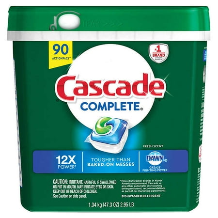 Cascade Complete Dishwasher Detergent Actionpacs,