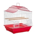 thumbnail image 5 of Prevue Pet Products Soho Crown Top Roof Red & White Bird Cage SP41613R/W, 5 of 6