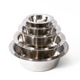 thumbnail image 3 of Cuenco grande para perros Brillar 2 piezas Acero inoxidable Cuenco de alimentación lenta, 3 of 4