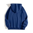 thumbnail image 4 of WEAIXIMIUNG Robe Chandail en Molleton avec Poches Style Britannique à la Mode pour Femmes Imprimé Lettre Poche à Cordon Col Rond Manches Longues Chandail à Capuchon de Sport Décontracté (1), 4 of 5