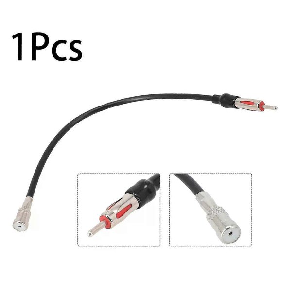1pc Car Radio Antenna Adapter ISO To DIN Cable For FM AM Antenna Car Audio ISO Socket To DIN Plug Connector Adapter Auto Parts