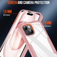 thumbnail image 6 of for Phone 15 case Clear Case 360° Full Body Protective Shockproof Anti-Scratch Phone Case Cover for Phone 15 case 5G Slilcone TPU Slim Fit Thin for Phone 15 Phone case, 6 of 14
