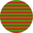 thumbnail image 1 of Ahgly Company Machine Washable Indoor Round Transitional Red Area Rugs, 4' Round, 1 of 7
