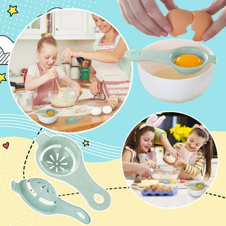 

Food Storage Containers Eggs White Separator Yolk Separator Eggs Strainer Kitchen Baking Eggs Yolk Eggs White Strainer