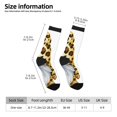 thumbnail image 2 of KLL Leopard Gnomes Print Cool Socks Men's Women's Crew Socks Funny Crazy Novelty Stockings, 2 of 6