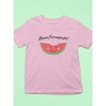 thumbnail image 3 of Buon Ferragosto! Cute Watermelon T-Shirt Toddler -Image by Shutterstock,  2 Toddler, 3 of 4