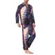 thumbnail image 2 of Balery Dragon Pijama para Hombre de Dos Piezas con Manga Larga, Conjunto de Dormir y Descanso Suave con Bolsillos-Large, 2 of 7