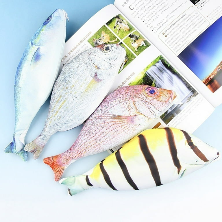  Outus Fish Shaped Pencil Case with Padded Foam Lining and Cute Fish  Pens : Arts, Crafts & Sewing