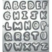 7011 Tufted Alphabet Chocolate Candy Mold