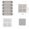 thumbnail image 3 of 【Ready Stock】 Adhesive Net Mesh Repair Tape Curtain Door Window Screen Repair Patches Set, 3 of 19