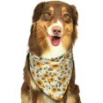 thumbnail image 6 of Naloa Classical Cute Sunflower Dog Bandanas 1PC Washable Triangle Dog Scarfs Premium Durable Fabric, for Small Medium Large Dogs and Cats, 6 of 6