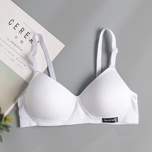 Ropa interior de desarrollo para niñas, colección de pechos inalámbricos, antiflacidez, gruesa, delgada, ajustable, push up, transpirable, sujetador sin costuras