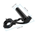 thumbnail image 1 of OKBYY Extensor de Manillar - Soporte de extensión de extensión de Manillar de Ciclismo para Bicicleta Soporte para lámpara GPS/Unidades/Faros Delanteros/Cámaras(10 CM y Negro), 1 of 5