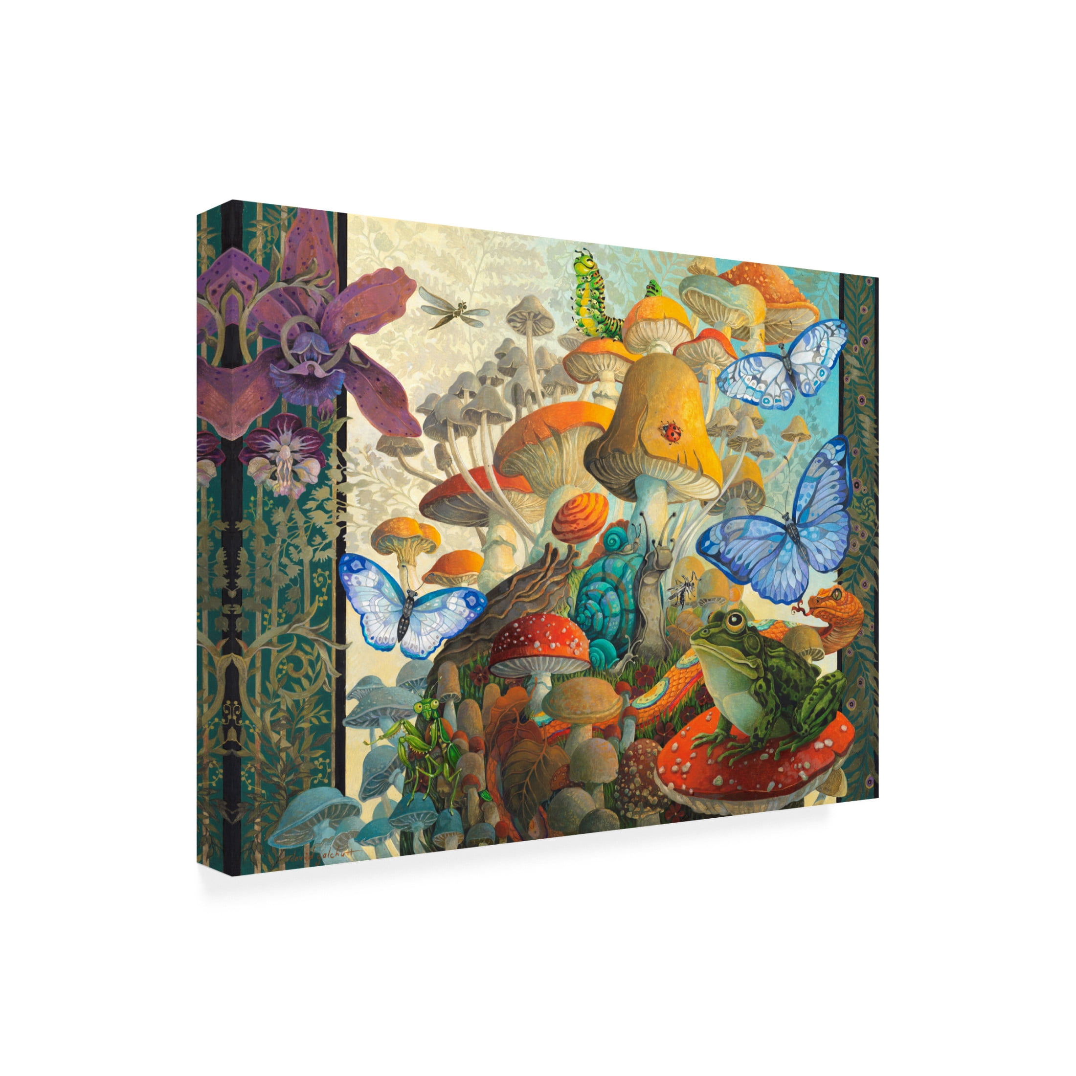 Canvas Wall Art - David Galchutt 'Micro Dramas' Wall Art for Living Room, Bedroom, or Office Décor by Trademark Fine Art - 32 x 24 Inches