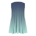 thumbnail image 4 of Plebaso V Neck Tank Tops for Women Gradient Color Ruffle Shirts Flowy Sleeveless Womens Summer Blouses, 4 of 5