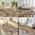 thumbnail image 5 of Brick 6x9ft Non Slip Area Rug Abstract Multi Colored Brick Wall Photo Washable&nbsp;Soft Area Rugs for Living Room, Indoor&nbsp;Circle Carpet for Bedroom Dining Room Kitchen, 5 of 9