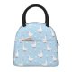 thumbnail image 1 of Balery Goose White Flowers Bolsa de Almuerzo para Mujeres, Caja de Almuerzo, Bolsa de Almuerzo Pequeña Impermeable, Tote de Almuerzo Reutilizable con Gran Capacidad, 1 of 6