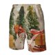 thumbnail image 4 of Fotbe Holiday Christmas Stars Trajes de Baño Estampados para Hombre, Shorts de Verano de Secado Rápido, Ropa de Playa, Bañadores-Small, 4 of 6