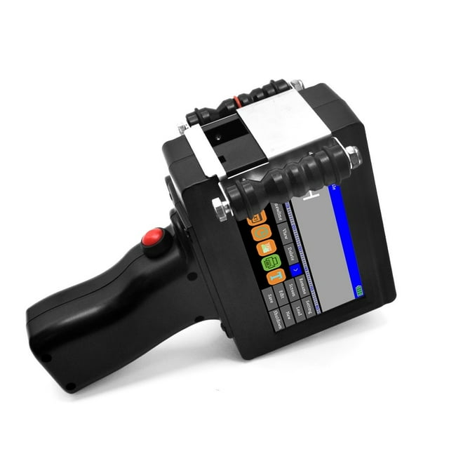 12.7mm Handheld Portable Inkjet Printer 12 Languages Touch Screen Label Print Machine ,Easy to Operate