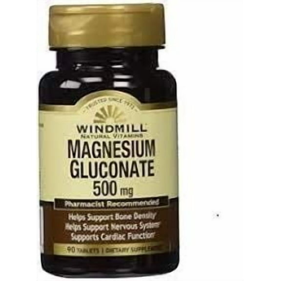 Magnesium Gluconate 500 Mg 90 Tb - From Windmill (6)