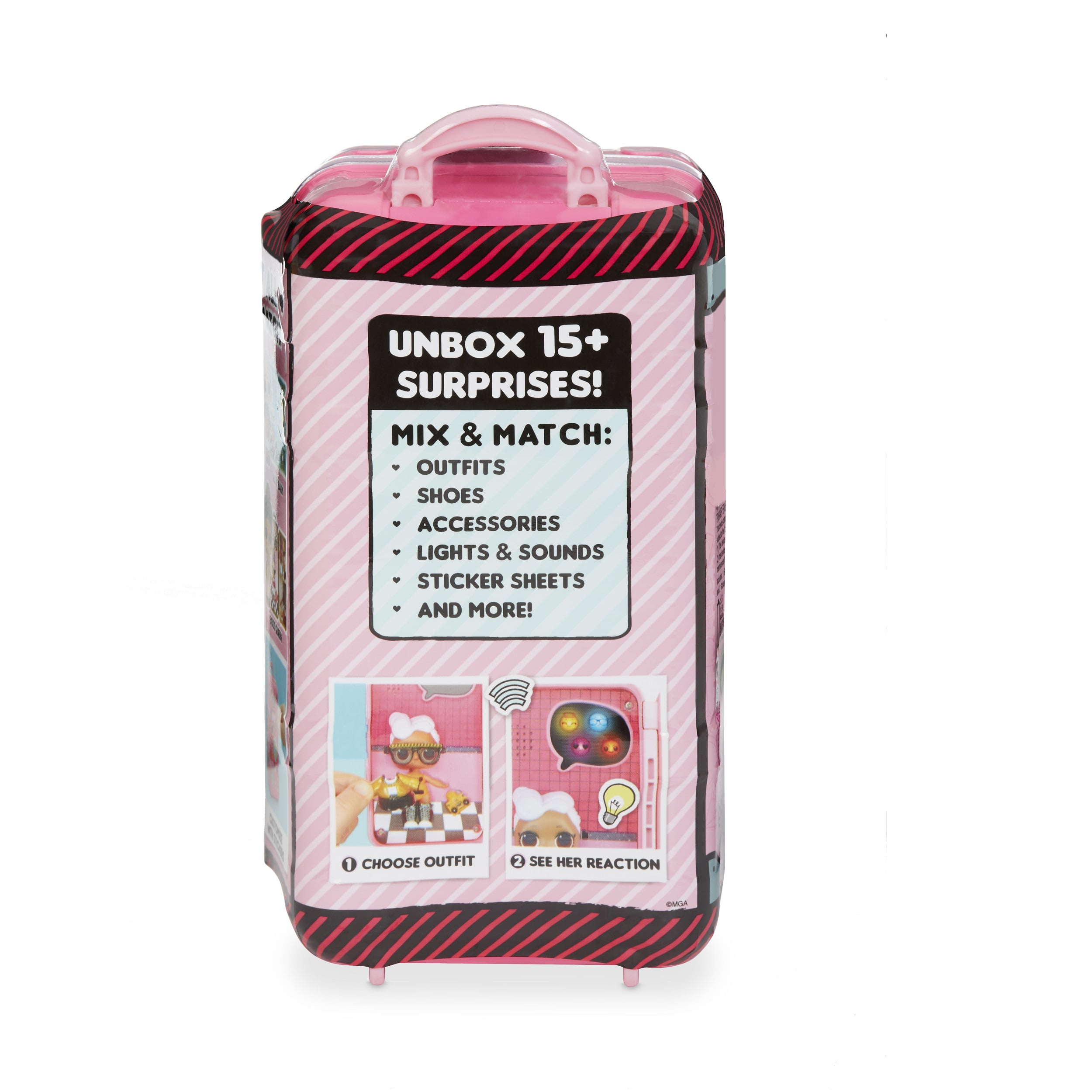 LOL Surprise Style Suitcase D.J. Interactive Surprise, Great Gift for Kids Ages 4 5 6+