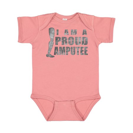 

Inktastic I Am a Proud Amputee with Prosthetic Leg Gift Baby Boy or Baby Girl Bodysuit